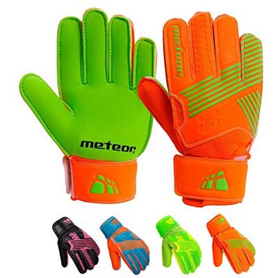 meteor Gants de Gardien de But pour Les Jeunes Adultes Junior Enfants Garçons Gardien de But Fort Grip Finger Spines Protection Prevent Blessures Relief Football Match Top meteor Gants de Gardien de But pour Les Jeunes Adultes Junior Enfants Garçons Gardien de But Fort Grip Finger Spines Protection Prevent Blessures Relief Football Match Top