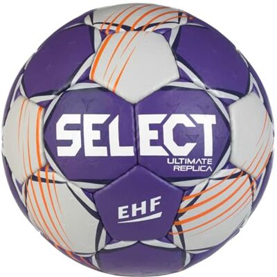 SELECT Ultimate Replica V24 EHF 220037 Ballon de handball, unisexe, violet/gris, 3 EU SELECT Ultimate Replica V24 EHF 220037 Ballon de handball, unisexe, violet/gris, 3 EU