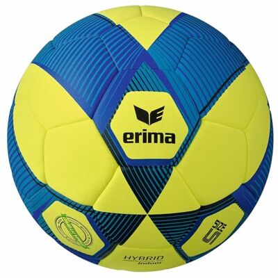 Ballon de football d'intérieur hybride - Jaune - Erima Ballon de football d'intérieur hybride - Jaune - Erima
