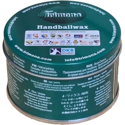 Trimona 125 g de cire en résine pour poignée de handball – Amélioration de la poignée pour d'autres sports > Rugby, football américain, volley-ball, baseball, water-polo, pole dance Trimona 125 g de cire en résine pour poignée de handball – Amélioration de la poignée pour d'autres sports > Rugby, football américain, volley-ball, baseball, water-polo, pole dance