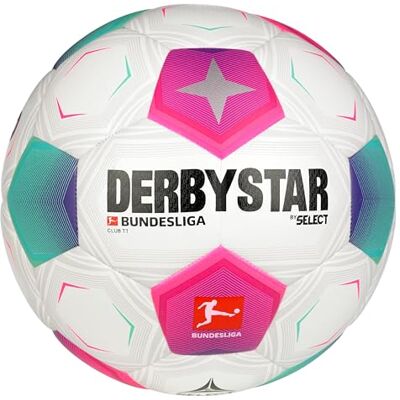 Derbystar Mixte Adulte Bundesliga Club TT v23 Football Blanc 5 Derbystar Mixte Adulte Bundesliga Club TT v23 Football Blanc 5