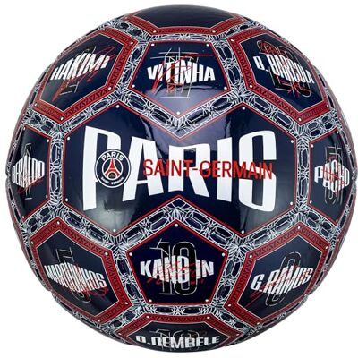 PSG Ballon de Football Signatures des Joueurs Collection Officielle Paris Saint Germain Taille 5 PSG Ballon de Football Signatures des Joueurs Collection Officielle Paris Saint Germain Taille 5