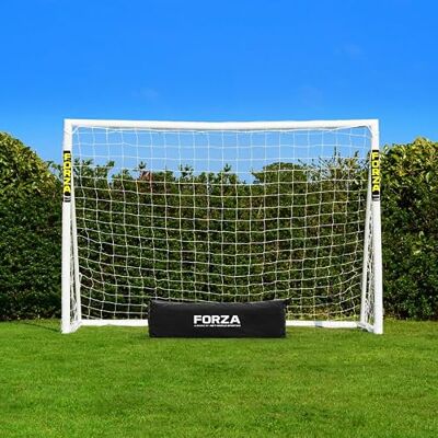 FORZA But de Football/Futsal 3m x 2m – But de Football Jardin en uPVC Résistant aux Intempéries But Durable pour Entraînement et Matchs Option Mur de Tir, Sac de Transport & Ballon FORZA But de Football/Futsal 3m x 2m – But de Football Jardin en uPVC Résistant aux Intempéries But Durable pour Entraînement et Matchs Option Mur de Tir, Sac de Transport & Ballon