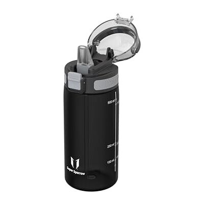 Super Sparrow Sparrow Gourde avec Paille Gourde Enfant Tritan Bouteille d'eau 500ml, 750ml, 1L, Étanche, Sans BPA, Lavable au lave-vaisselle, École, Sport, Enfant, Durable, Voyage, TouchSip Super Sparrow Sparrow Gourde avec Paille Gourde Enfant Tritan Bouteille d'eau 500ml, 750ml, 1L, Étanche, Sans BPA, Lavable au lave-vaisselle, École, Sport, Enfant, Durable, Voyage, TouchSip