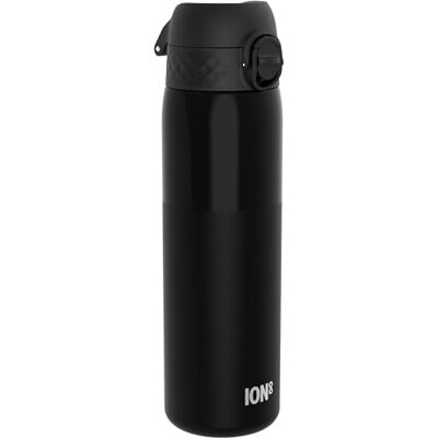 Ion8 Gourde, 500ml, Anti-Fuite, Facile à Ouvrir, Verrouillage Sécurisé, Lavable en Lave-vaisselle, Poignée de Transport, S'adapte aux Porte-gobelets, Facile à Nettoyer, Demi-Coupe Noir Ion8 Gourde, 500ml, Anti-Fuite, Facile à Ouvrir, Verrouillage Sécurisé, Lavable en Lave-vaisselle, Poignée de Transport, S'adapte aux Porte-gobelets, Facile à Nettoyer, Demi-Coupe Noir