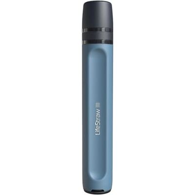 LifeStraw Peak Series Paille filtrante Personal Water pour filtration, urgence, survie, et hydratation ultra-légère ; Sans BPA, Mountain Blue (bleu) LifeStraw Peak Series Paille filtrante Personal Water pour filtration, urgence, survie, et hydratation ultra-légère ; Sans BPA, Mountain Blue (bleu)