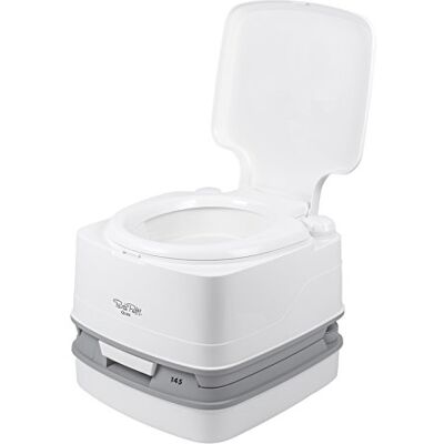 Thetford Porta Potti Qube 145 Toilettes de camping 15 l avec hauteur d'assise naturelle Thetford Porta Potti Qube 145 Toilettes de camping 15 l avec hauteur d'assise naturelle