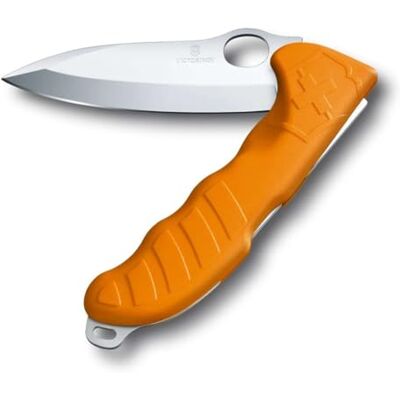 Victorinox Hunter Pro M Taschenmesser (2 Funktionen, Einhand-Festellklinge, inkl. Gürtel-Etui Kunstleder), schwarz Victorinox Hunter Pro M Taschenmesser (2 Funktionen, Einhand-Festellklinge, inkl. Gürtel-Etui Kunstleder), schwarz