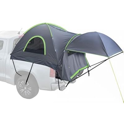 VEVOR Tente de camping pour camionnette, adaptée pour les tentes de camping et camionnette, PU2000 mm, 2 ou 3 personnes, auvent contre la pluie et sac de rangement, 2300 x 1750 x 1700 mm VEVOR Tente de camping pour camionnette, adaptée pour les tentes de camping et camionnette, PU2000 mm, 2 ou 3 personnes, auvent contre la pluie et sac de rangement, 2300 x 1750 x 1700 mm