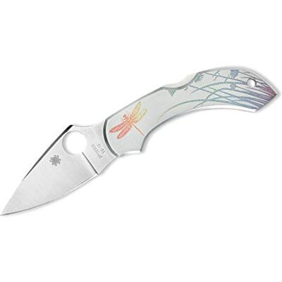 Spyderco Dragonfly Ss Tattoo C28PT Couteau de poche Gris Spyderco Dragonfly Ss Tattoo C28PT Couteau de poche Gris