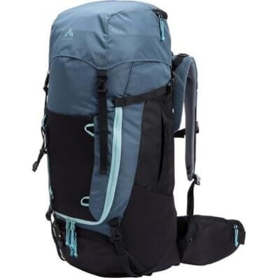 McKINLEY Make II CT 50W+10 Vari Sac à dos de trekking pour femme, bleu pétrole/noir Ni, taille unique McKINLEY Make II CT 50W+10 Vari Sac à dos de trekking pour femme, bleu pétrole/noir Ni, taille unique