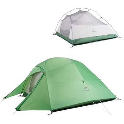 Naturehike Cloud Up 2 Tente de camping 3 à 4 saisons pour 2 personnes, légère, imperméable, anti-insectes, pour famille, randonnée, alpinisme Naturehike Cloud Up 2 Tente de camping 3 à 4 saisons pour 2 personnes, légère, imperméable, anti-insectes, pour famille, randonnée, alpinisme
