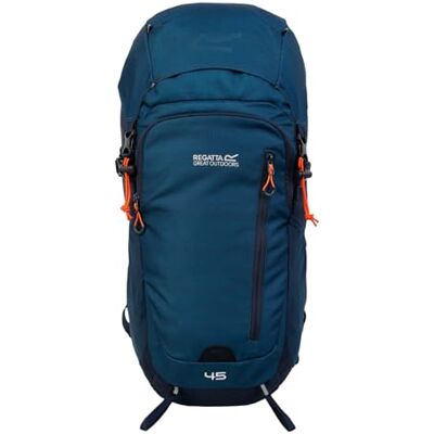 Regatta Highton V2 Sac à dos pour homme 45 l, Bleu marine/denim foncé, 45 Litres Regatta Highton V2 Sac à dos pour homme 45 l, Bleu marine/denim foncé, 45 Litres