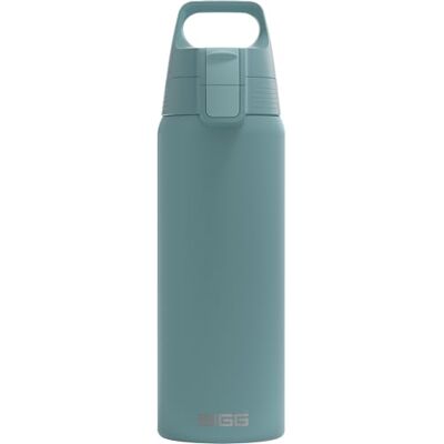 Sigg Gourde en acier inoxydable Shield ONE Morning Blue Convient pour les boissons gazeuses Anti-fuite Légère Sans BPA Pour l'extérieur et le fitness 0,75 l Sigg Gourde en acier inoxydable Shield ONE Morning Blue Convient pour les boissons gazeuses Anti-fuite Légère Sans BPA Pour l'extérieur et le fitness 0,75 l