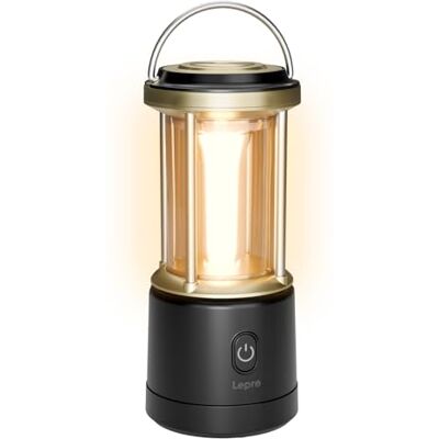 Lepro Lanterne Camping LED, Lampe Camping Puissante 1100Lm, Dimmable 5 Modes, Alimenté par 6 Piles AA (Non Incluses), Etanche Portable Suspendue, pour Camping, Bricolage, Secours, Garage, Cave Lepro Lanterne Camping LED, Lampe Camping Puissante 1100Lm, Dimmable 5 Modes, Alimenté par 6 Piles AA (Non Incluses), Etanche Portable Suspendue, pour Camping, Bricolage, Secours, Garage, Cave