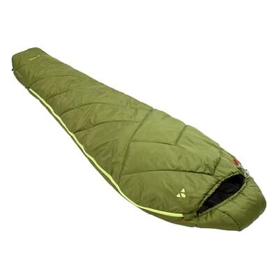 VAUDE Sac de couchage momie avec rembourrage en fibre synthétique, ultra léger, petit format plié 18 x 15 cm, 730 g, pour excursions en refuge et trekking VAUDE Sac de couchage momie avec rembourrage en fibre synthétique, ultra léger, petit format plié 18 x 15 cm, 730 g, pour excursions en refuge et trekking