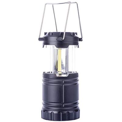 EMOS Lanterne de camping à LED portable avec crochet et aimant, 300 lumens, 38 heures d'autonomie, P4006 Noir EMOS Lanterne de camping à LED portable avec crochet et aimant, 300 lumens, 38 heures d'autonomie, P4006 Noir