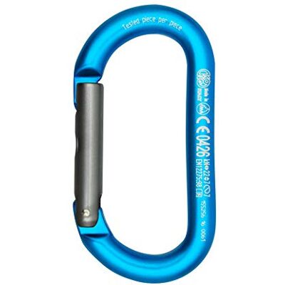 Kong Mousqueton ovale en aluminium à port droit Kong Mousqueton ovale en aluminium à port droit