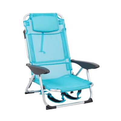 Bo-Camp Chaise de plage Amalfi Bleu Bo-Camp Chaise de plage Amalfi Bleu