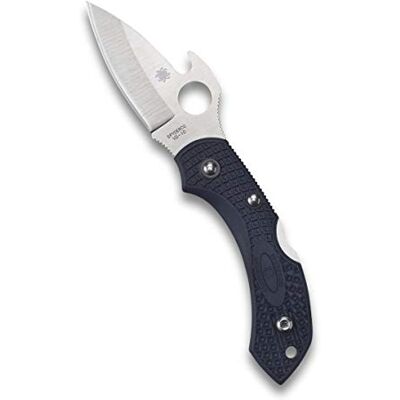 Spyderco C28PGYW2, Mixte Adulte, Noir, Manche 8 cm Spyderco C28PGYW2, Mixte Adulte, Noir, Manche 8 cm