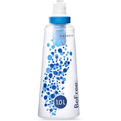 KATADYN BeFree 8018006 Filtre à eau 1,0 L Débit rapide Membrane 0,1 micron EZ Clean pour sports d'endurance, camping et randonnée Taille unique KATADYN BeFree 8018006 Filtre à eau 1,0 L Débit rapide Membrane 0,1 micron EZ Clean pour sports d'endurance, camping et randonnée Taille unique