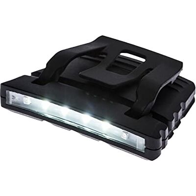 Portwest PA72 Rechargeable LED Clip ON Cap Light, black Portwest PA72 Rechargeable LED Clip ON Cap Light, black