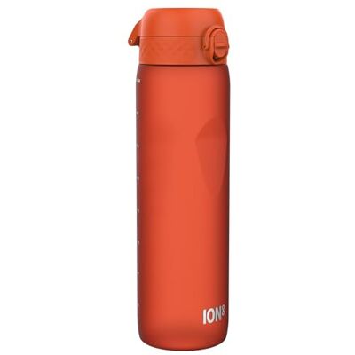 Ion8 Gourde 1L, 1000ml, Anti-Fuite, Facile à Ouvrir, Verrouillage Sécurisé, Poignée de Transport, Lavable en Lave-vaisselle, Sans BPA, Idéale pour le Sport et la Salle de Sport, Orange Ion8 Gourde 1L, 1000ml, Anti-Fuite, Facile à Ouvrir, Verrouillage Sécurisé, Poignée de Transport, Lavable en Lave-vaisselle, Sans BPA, Idéale pour le Sport et la Salle de Sport, Orange