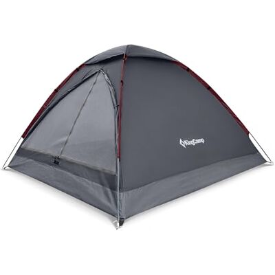 KingCamp MONDOME II Tente de camping pour 2 personnes, tente dôme ultra légère, étanche, compacte et adaptée au sac à dos, tente idéale pour le camping, le trekking et l'extérieur KingCamp MONDOME II Tente de camping pour 2 personnes, tente dôme ultra légère, étanche, compacte et adaptée au sac à dos, tente idéale pour le camping, le trekking et l'extérieur
