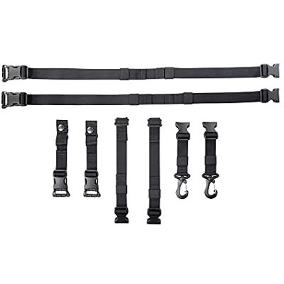 Tasmanian Tiger TT Pouch Harnais Kit adaptateur pour fixation de poches supplémentaires sur les bretelles de sac à dos Noir Tasmanian Tiger TT Pouch Harnais Kit adaptateur pour fixation de poches supplémentaires sur les bretelles de sac à dos Noir