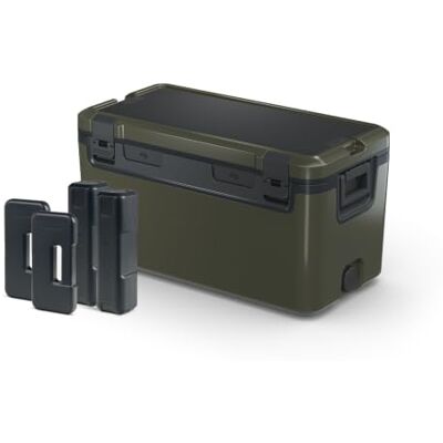 DOMETIC Recon Hardside Medium Glacière Rigide Isotherme Glacière Portable avec Panier et Séparateur pour Voiture, Excursions ou Camping DOMETIC Recon Hardside Medium Glacière Rigide Isotherme Glacière Portable avec Panier et Séparateur pour Voiture, Excursions ou Camping