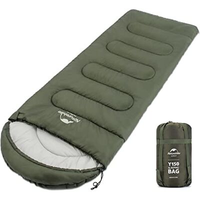 Naturehike Sac de couchage rectangulaire pour 4 saisons, sac de couchage extensible pour 2 personnes pour adultes et enfants, par temps froid et chaud, sac de couchage d'extérieur léger et imperméable Naturehike Sac de couchage rectangulaire pour 4 saisons, sac de couchage extensible pour 2 personnes pour adultes et enfants, par temps froid et chaud, sac de couchage d'extérieur léger et imperméable