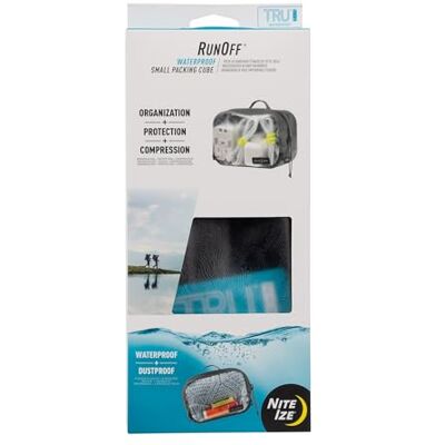 Nite Ize RunOff Cubes d'emballage étanches IP67 Sac de voyage étanche avec compression Anthracite Nite Ize RunOff Cubes d'emballage étanches IP67 Sac de voyage étanche avec compression Anthracite