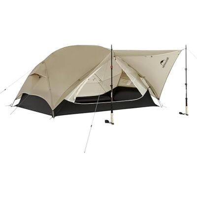 Naturehike Mongar UL Tente de trekking ultra légère coupe-vent imperméable double tente portable 1/2 personnes 3 à 4 saisons pour camping randonnée Naturehike Mongar UL Tente de trekking ultra légère coupe-vent imperméable double tente portable 1/2 personnes 3 à 4 saisons pour camping randonnée