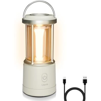 Lepro Lanterne Camping LED Rechargeable, 2000Lm Lampe Camping Puissante, Dimmable 5 Modes, Etanche Portable Suspendue, pour Camping, Bricolage, Secours, Garage, Cave, Urgence Lepro Lanterne Camping LED Rechargeable, 2000Lm Lampe Camping Puissante, Dimmable 5 Modes, Etanche Portable Suspendue, pour Camping, Bricolage, Secours, Garage, Cave, Urgence