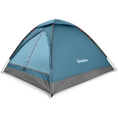 KingCamp MONDOME II Tente de camping pour 2 personnes, tente dôme ultra légère, étanche, compacte et adaptée au sac à dos, tente idéale pour le camping, le trekking et l'extérieur KingCamp MONDOME II Tente de camping pour 2 personnes, tente dôme ultra légère, étanche, compacte et adaptée au sac à dos, tente idéale pour le camping, le trekking et l'extérieur