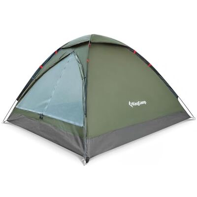 KingCamp MONDOME II Tente de camping pour 2 personnes, tente dôme ultra légère, étanche, compacte et adaptée au sac à dos, tente idéale pour le camping, le trekking et l'extérieur KingCamp MONDOME II Tente de camping pour 2 personnes, tente dôme ultra légère, étanche, compacte et adaptée au sac à dos, tente idéale pour le camping, le trekking et l'extérieur