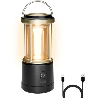 Lepro Lanterne Camping LED Rechargeable, 2000Lm Lampe Camping Puissante, Dimmable 5 Modes, Etanche Portable Suspendue, pour Camping, Bricolage, Secours, Garage, Cave, Urgence Lepro Lanterne Camping LED Rechargeable, 2000Lm Lampe Camping Puissante, Dimmable 5 Modes, Etanche Portable Suspendue, pour Camping, Bricolage, Secours, Garage, Cave, Urgence