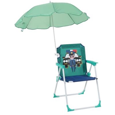 Relaxdays Chaise pliante pour enfant, chaise de camping avec parasol, h x l x p : 51,5 x 36 x 37,5 cm, chaise de police, chaise de pique-nique extérieur, multicolore Relaxdays Chaise pliante pour enfant, chaise de camping avec parasol, h x l x p : 51,5 x 36 x 37,5 cm, chaise de police, chaise de pique-nique extérieur, multicolore