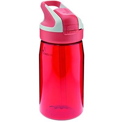 LAKEN Gourde Bouteille Sport en Tritan 0,45L avec Bouchon Anti-Fuite Summit pour Enfants/Adultes. Sans BPA, Rouge LAKEN Gourde Bouteille Sport en Tritan 0,45L avec Bouchon Anti-Fuite Summit pour Enfants/Adultes. Sans BPA, Rouge