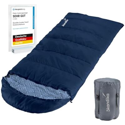 skandika Dundee Junior Sac de Couchage Enfants Sac de Couchage de Camping Enfants, Doublure intérieure Flanelle de Coton, Doux et Moelleux, Hydrofuge, 3 Saisons, 175 x 70 cm skandika Dundee Junior Sac de Couchage Enfants Sac de Couchage de Camping Enfants, Doublure intérieure Flanelle de Coton, Doux et Moelleux, Hydrofuge, 3 Saisons, 175 x 70 cm