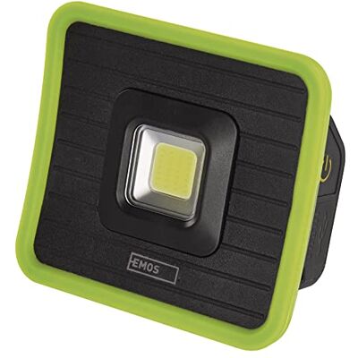 EMOS Mini lampe de travail LED rechargeable avec batterie externe résistante aux chocs et étanche max. 1000 lm, max. 40 m 3 modes d'éclairage 17 heures câble micro USB IP44 pour EMOS Mini lampe de travail LED rechargeable avec batterie externe résistante aux chocs et étanche max. 1000 lm, max. 40 m 3 modes d'éclairage 17 heures câble micro USB IP44 pour
