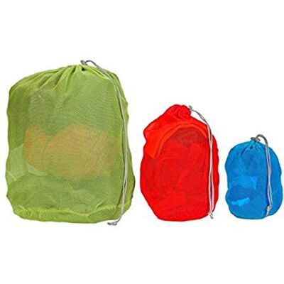 Vango Sac à dos intérieur en maille Vert/rouge/bleu Vango Sac à dos intérieur en maille Vert/rouge/bleu