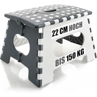 com-four ® marche pliante avec picots en caoutchouc, tabouret pliant escabeau pliable aide à l'escalade portable capacité de charge 150 kg com-four ® marche pliante avec picots en caoutchouc, tabouret pliant escabeau pliable aide à l'escalade portable capacité de charge 150 kg