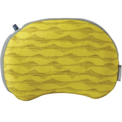 Therm-a-Rest Air Head Oreiller gonflable de camping et de voyage, Montagnes jaunes, taille L Therm-a-Rest Air Head Oreiller gonflable de camping et de voyage, Montagnes jaunes, taille L
