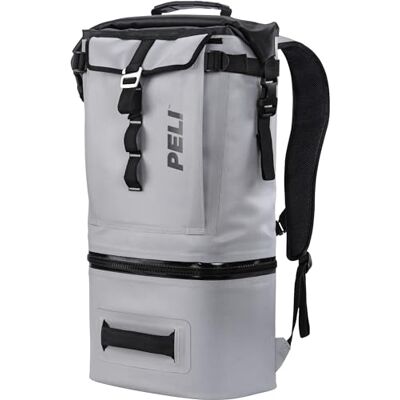 PELI Sac à Dos glacière, glacière Haut de Gamme avec 2 Compartiments de Rangement isolés, pour Les aventuriers du Quotidien, Volume intérieur : 5 litres, Couleur : Gris Clair, Gris Clair, Sac à dos PELI Sac à Dos glacière, glacière Haut de Gamme avec 2 Compartiments de Rangement isolés, pour Les aventuriers du Quotidien, Volume intérieur : 5 litres, Couleur : Gris Clair, Gris Clair, Sac à dos