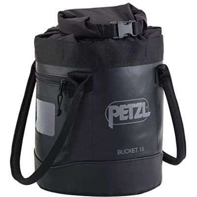 Petzl , Bucket 15, Sac De Support Auto-Supportant, Le Noir, 15 Liters, Unisexe-Adulte Petzl , Bucket 15, Sac De Support Auto-Supportant, Le Noir, 15 Liters, Unisexe-Adulte