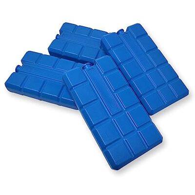 ToCi Ensemble de 4 accumulateurs de froid de 200 ml chacun 4 éléments de refroidissement bleus pour sac isotherme Accumulateurs de froid minces ToCi Ensemble de 4 accumulateurs de froid de 200 ml chacun 4 éléments de refroidissement bleus pour sac isotherme Accumulateurs de froid minces