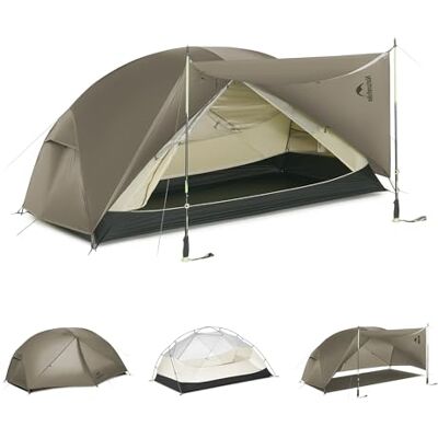 Naturehike Mongar Pro Tente de trekking ultra légère coupe-vent imperméable portable pour 1, 2 et 3 personnes 3-4 saisons pour le camping et la randonnée Naturehike Mongar Pro Tente de trekking ultra légère coupe-vent imperméable portable pour 1, 2 et 3 personnes 3-4 saisons pour le camping et la randonnée
