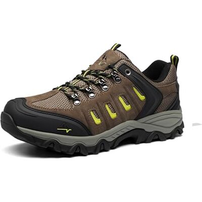 NORTIV 8 Chaussures de randonnée imperméables pour homme Chaussures de randonnée basses en cuir pour l'extérieur, le trailing, le trekking, le camping, la randonnée, la quête NORTIV 8 Chaussures de randonnée imperméables pour homme Chaussures de randonnée basses en cuir pour l'extérieur, le trailing, le trekking, le camping, la randonnée, la quête