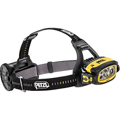 Petzl E80CHR LED Stirnlampe Duo S Noir Gelb (lampe frontale avec ruban), marron et vert Petzl E80CHR LED Stirnlampe Duo S Noir Gelb (lampe frontale avec ruban), marron et vert